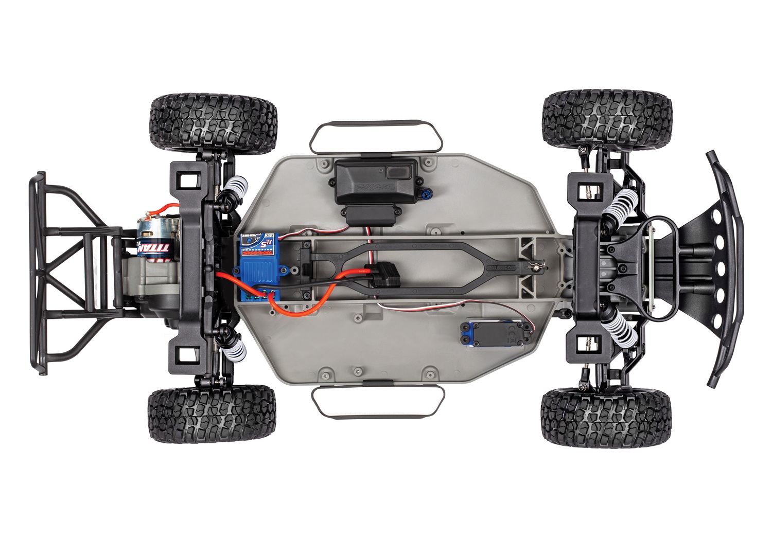 Traxxas Slash XL-5 Kit 1/10 2WD Short Course Truck Bausatz mit Elektronik, HD, ohne Akku und Ladegerät 58214-4 - Abbildung 3
