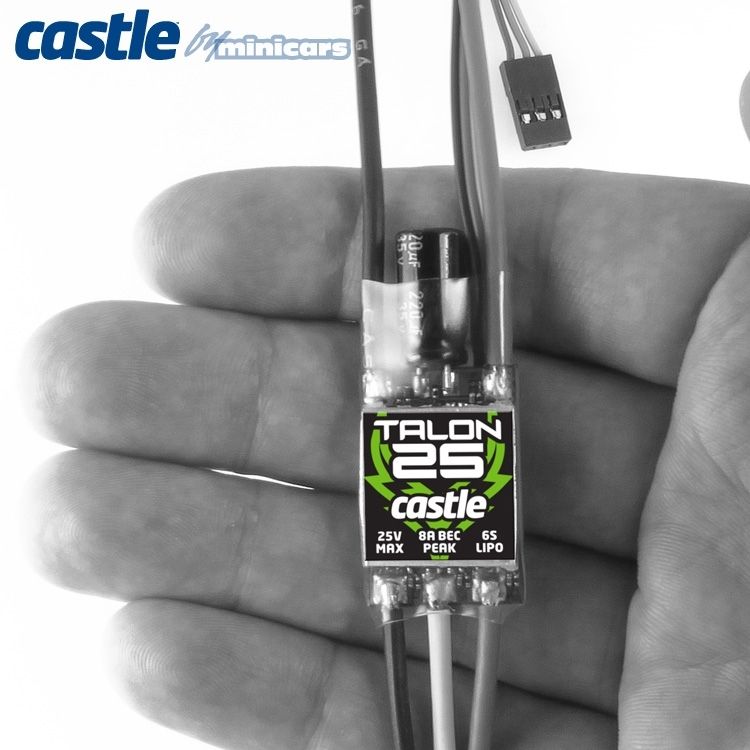 Castle Talon 25 - 2S-6S 25A 5A-BEC ESC 010-0128-00