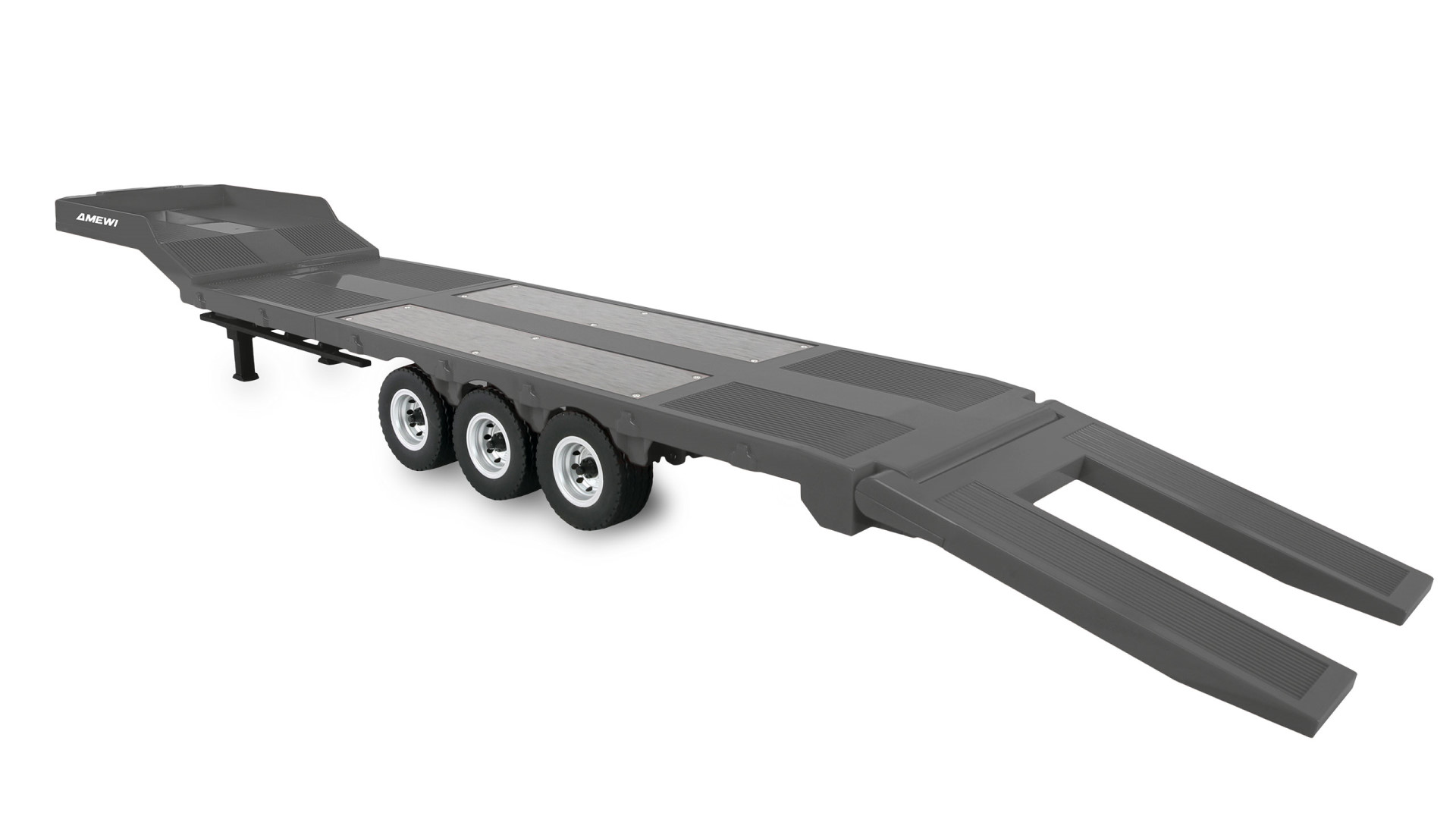 Amewi Tieflader-Sattelauflieger Dreiachser für Scania 1:18 silber 22763 - Abbildung 3
