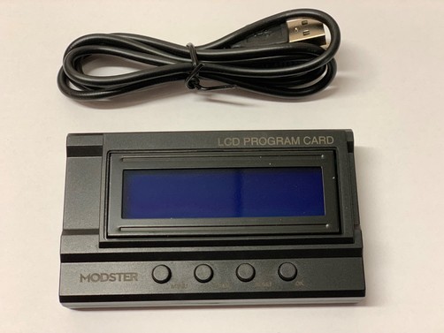 Modster Progcard mit LCD für Drehzahlregler MODSTER ESC 85A und 120A MD10056