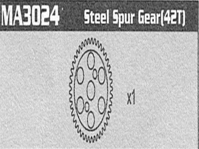 Amewi MA3024 Steel Spur Gear (42T) Raptor MA3024