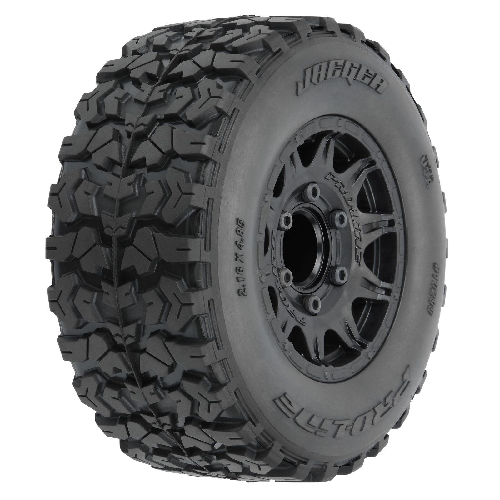 ProLine 1/10 Jaeger HP BELTED V/H 2.8" MT Reifen MTD 12mm/14mm Black Raid (2)