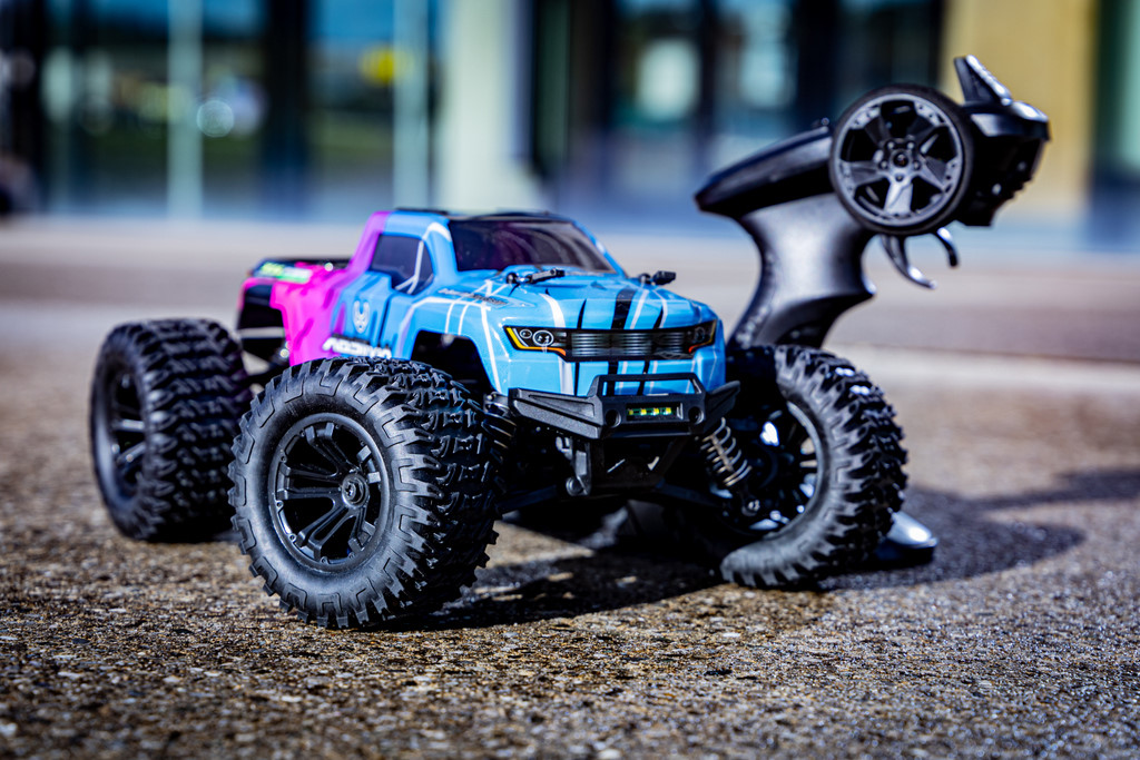 Absima 1:16 Monster Truck MINI AMT pink/blau 4WD RTR 16007