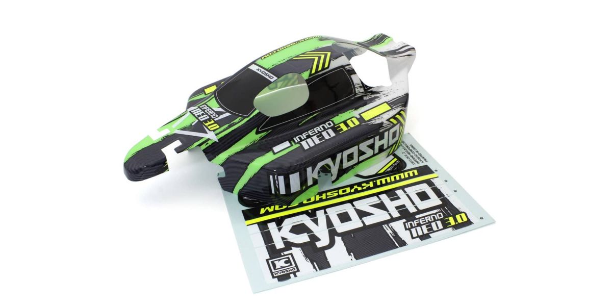 Kyosho Karosserie Kyosho 1:8 Inferno NEO 3.0 Type 4 (Gruen) IFB114GR