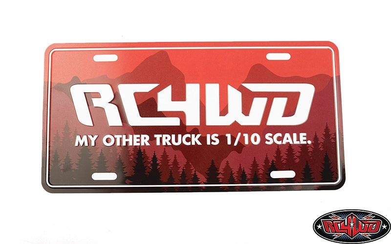 RC4WD My Other Truck License Platte Z-L0032