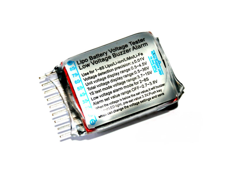 HRC LiPo Wächter Volt Checker und Alarm 1S-8S HRC9374 - Abbildung 2