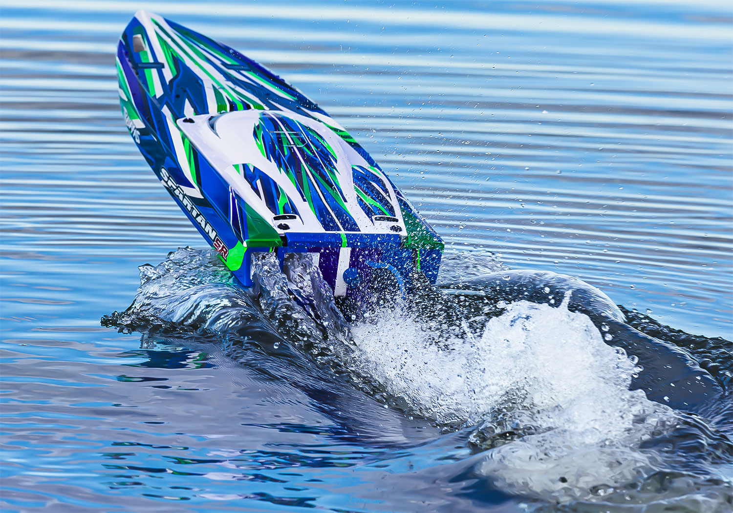 Traxxas SPARTAN SR Grün Brushless 36 Zoll Rennboot 103076-4 - Abbildung 14