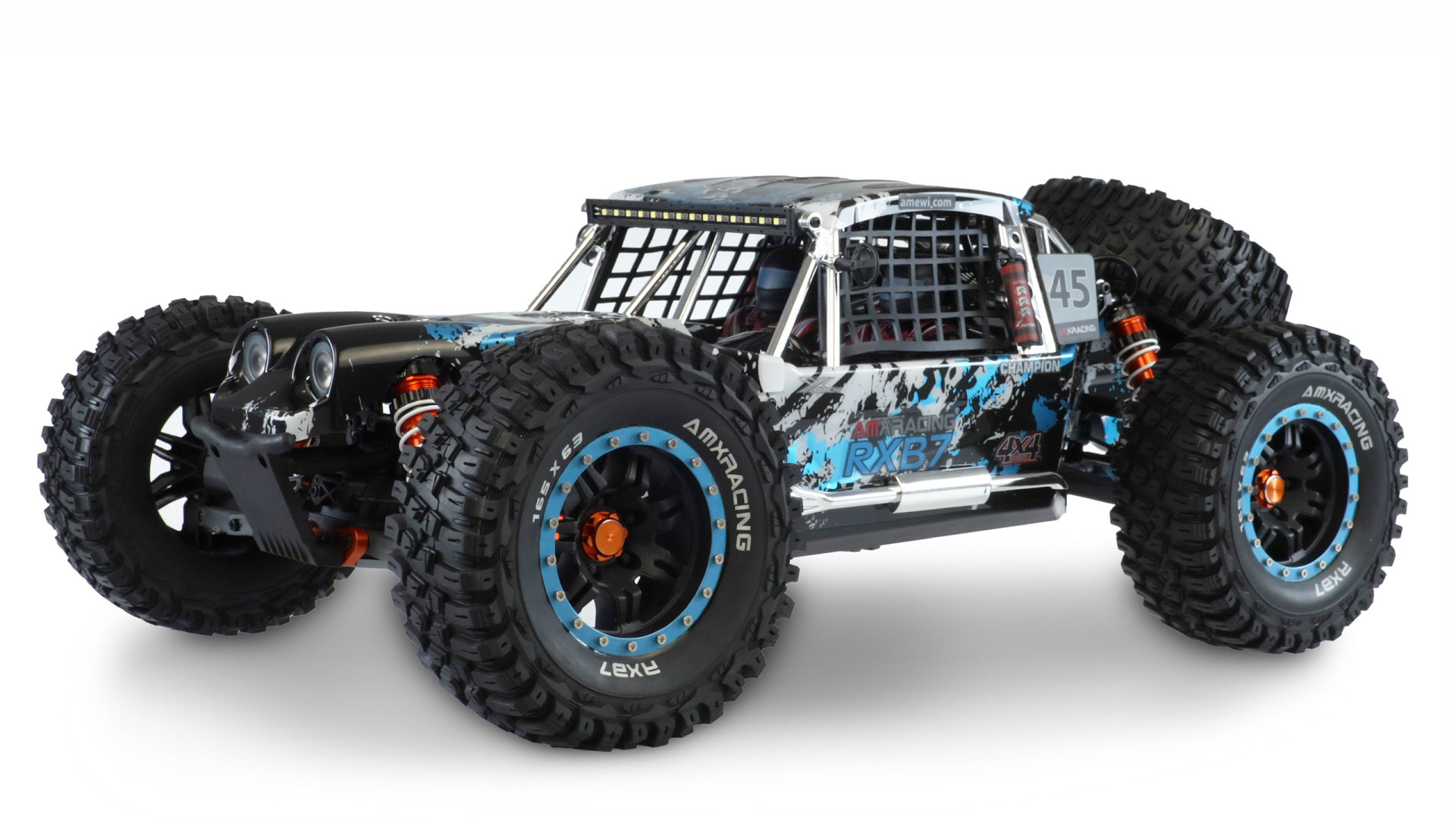 Amewi AMXRacing RXB7 Buggy 1:7 4WD RTR blau 22554 - Abbildung 1