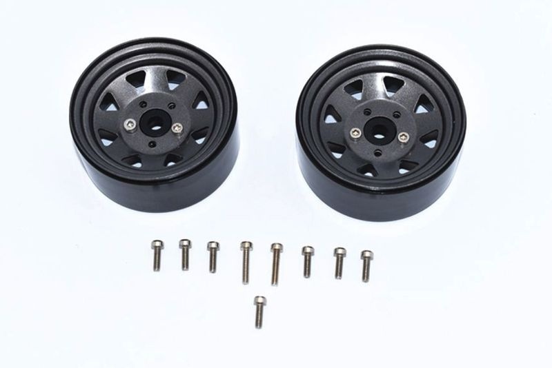 GPM Alu Felge 1.9 grau/schwarz Traxxas Traxxas4 & 6