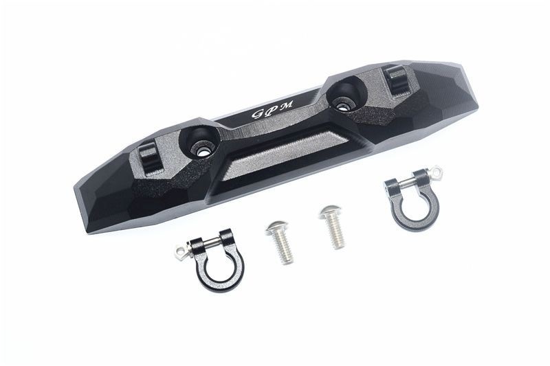 GPM Alu Bumper hinten mit D-Ringen schwarz Traxxas 1/10 E-Revo
