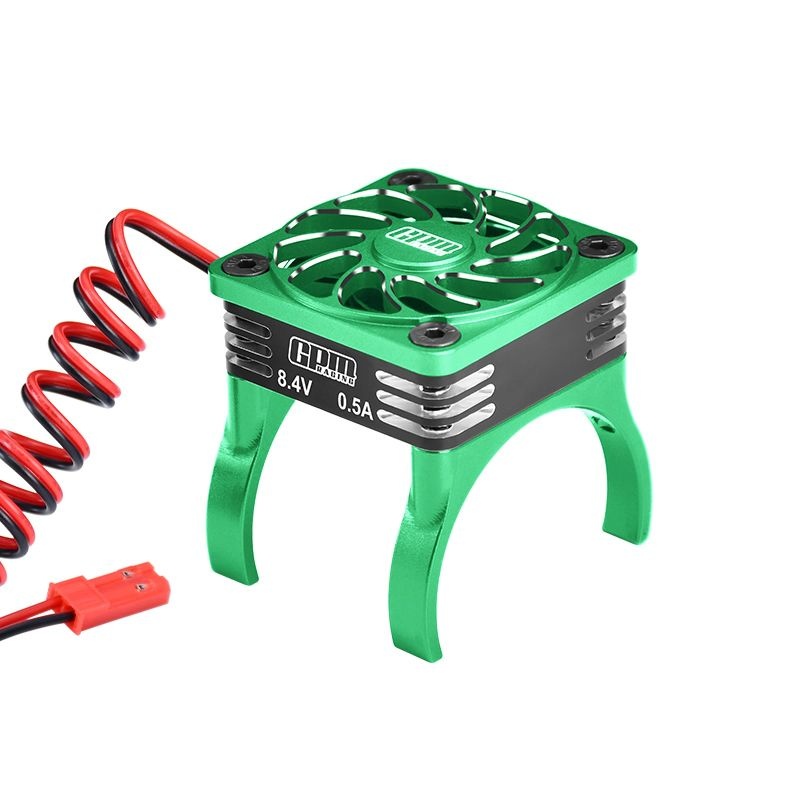 GPM Alu-Halter für HighSpeed Lüfter 36mm grün TRX MiniMaxx/Mini-XRT/MiniSlash/Jato 4x4/Mini XRTM018FANV1G