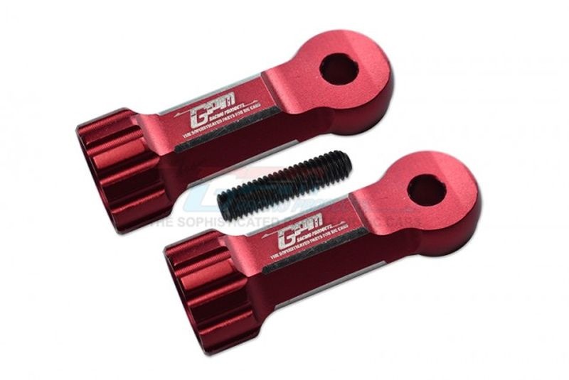 GPM Aluminium Befestigung Mittelstrebe rot für ARRMA 1/10 Kraton, Vorteks, Outcast MAKS025/JTR