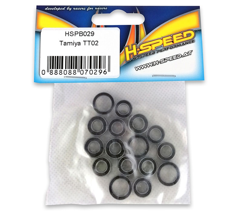 H-SPEED Kugellager Satz Tamiya TT02 HSPB029