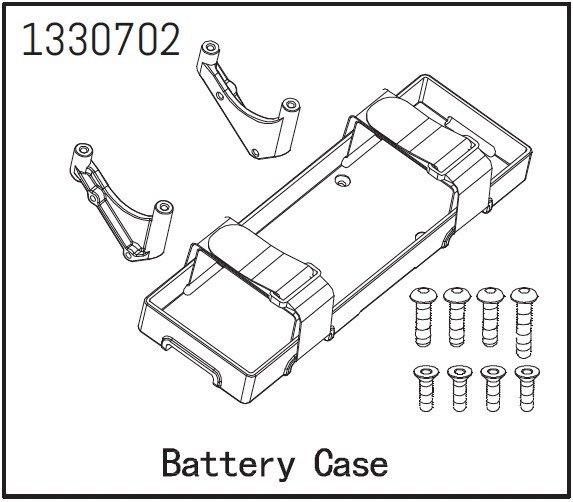 Absima Batteriehalter Set - BronX 1330702