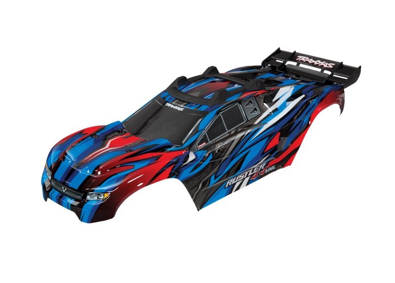 Traxxas Karo Rustler 4x4 VXL blau 6717A - Abbildung 1