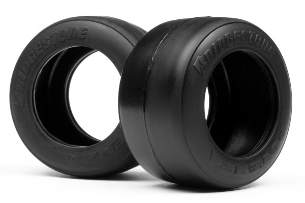 HPI Bridgestone High Grip FT01 Slick Tyre M (Rear) 103017