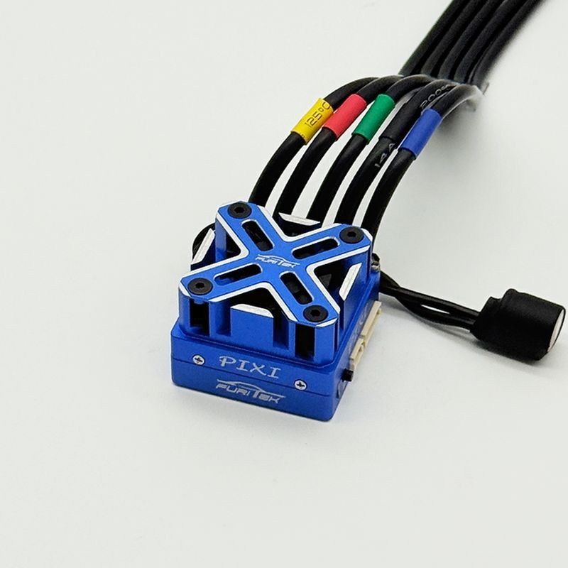 FURITEK PIXI Drift Blue Edition mit WiFi Modul & Ventilator Sensor BL-System für 1/10 Rc Drift FUR-2734