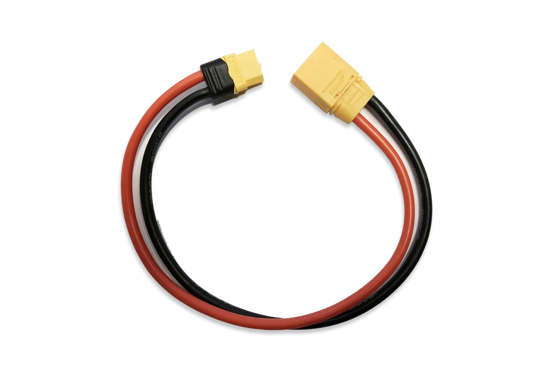 Yellow RC XT60 Buchse auf XT90 Stecker 12awg 300mm YEL6023