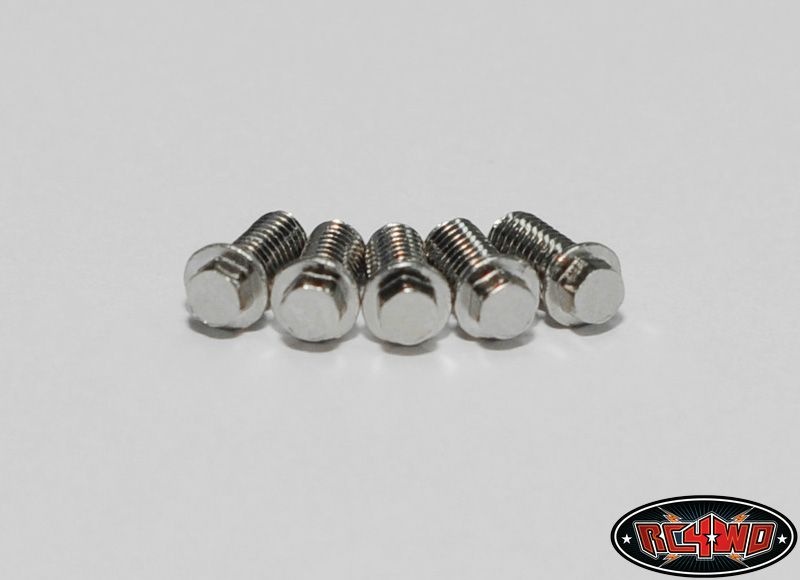 RC4WD Miniature Scale Hex Bolts (M3 x 6mm) (Silver) Z-S0639