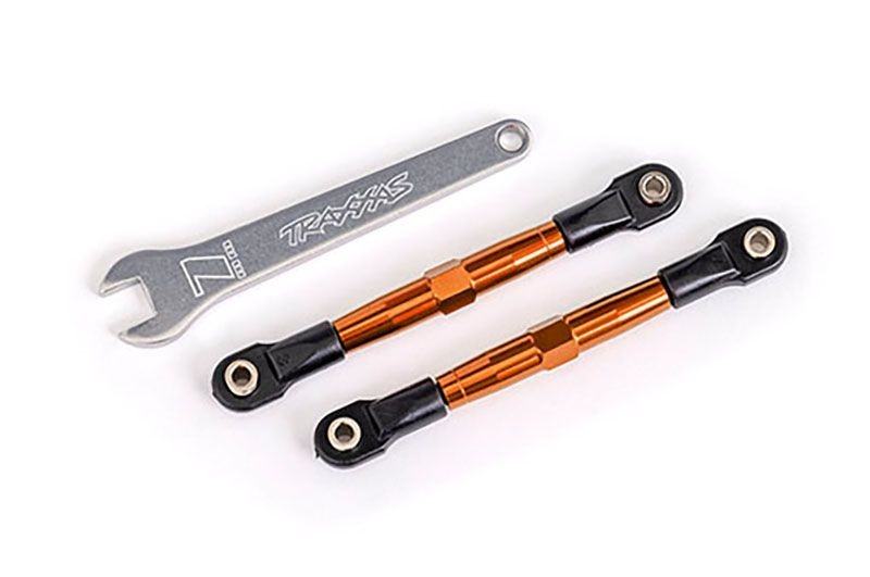 Traxxas Vorspurstange vo Alurohr orange eloxiert 2445T