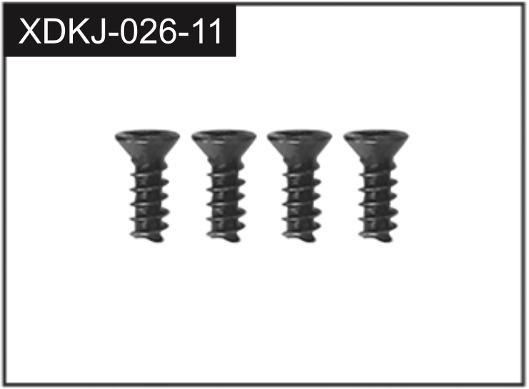 Absima 2.3*6 Screws (4) J-026-11