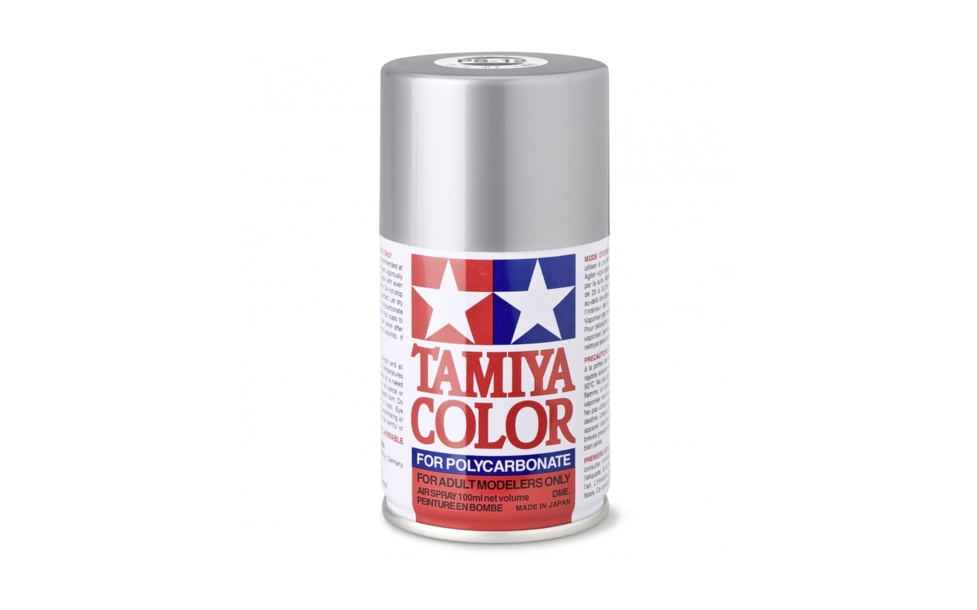 Tamiya Color Lexan Spray Farbe PS-12 Silber PS12 Silver 100ml 300086012 - Abbildung 1