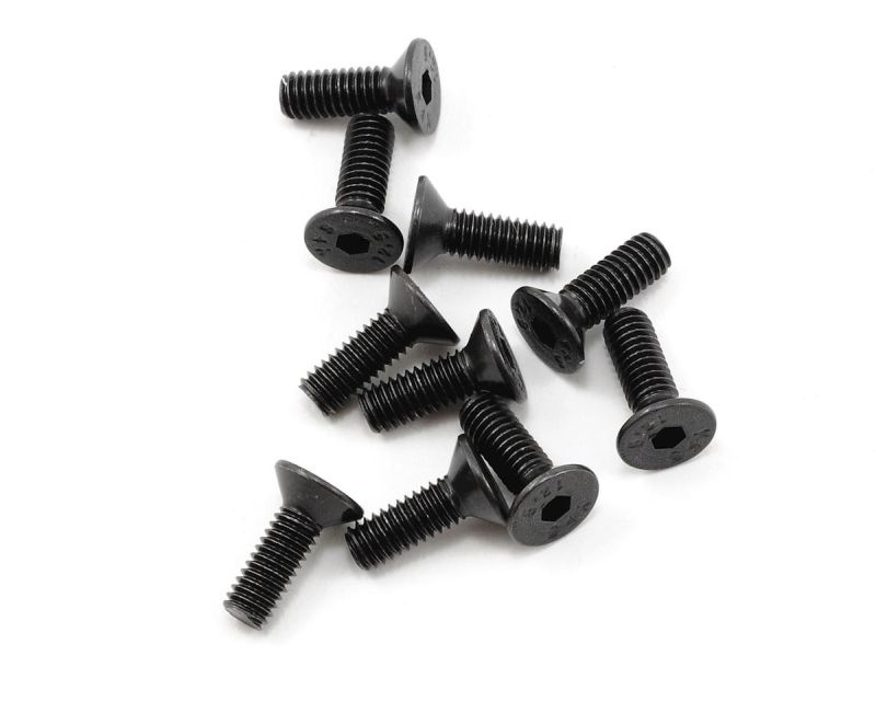 ProTek RC 4x12mm High Strength Flachkopfschrauben (10)  PTK-H-2303