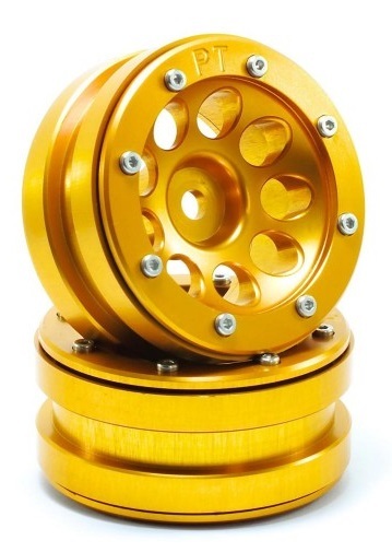 Metsafil Beadlock Wheels PT- Ecohole Gold/Gold 1.9 (2 St.) MT0050GOGO