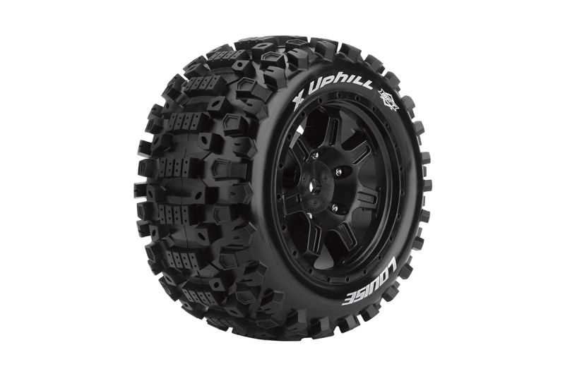 Louise X-UPHIL Sport-Reifen Felge schwarz (2) ARRMA KRATON 8S / MFT L-T3297BM