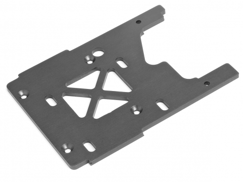 HPI Motorplatte 3.0mm (Grau/Savage Xl) 86080
