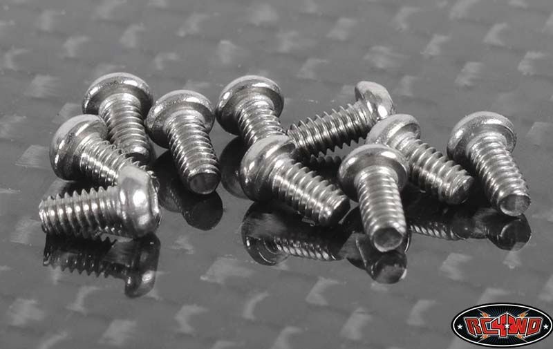 RC4WD Button Head Cap Screws M2 x 4mm (10) Z-S1098