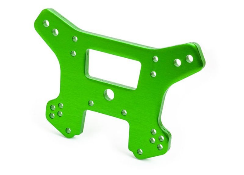 Traxxas Dämpferbrücke vorn 6061-T6 Alu grün eloxiert 9539G
