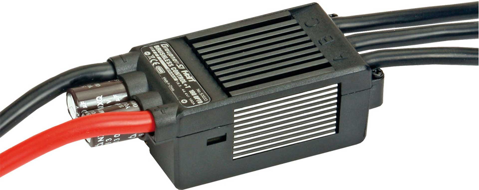GRAUPNER BRUSHLESS CONTROL+ T 160 OPTO G6 REGLER S3033