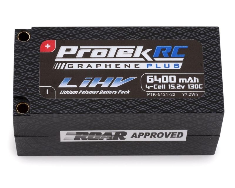 ProTek RC 4S 130C Low IR Si-Graphene HV Shorty LiPo Batterie (15.2V, 6400mAh, 98.5x47x48mm, 440g)