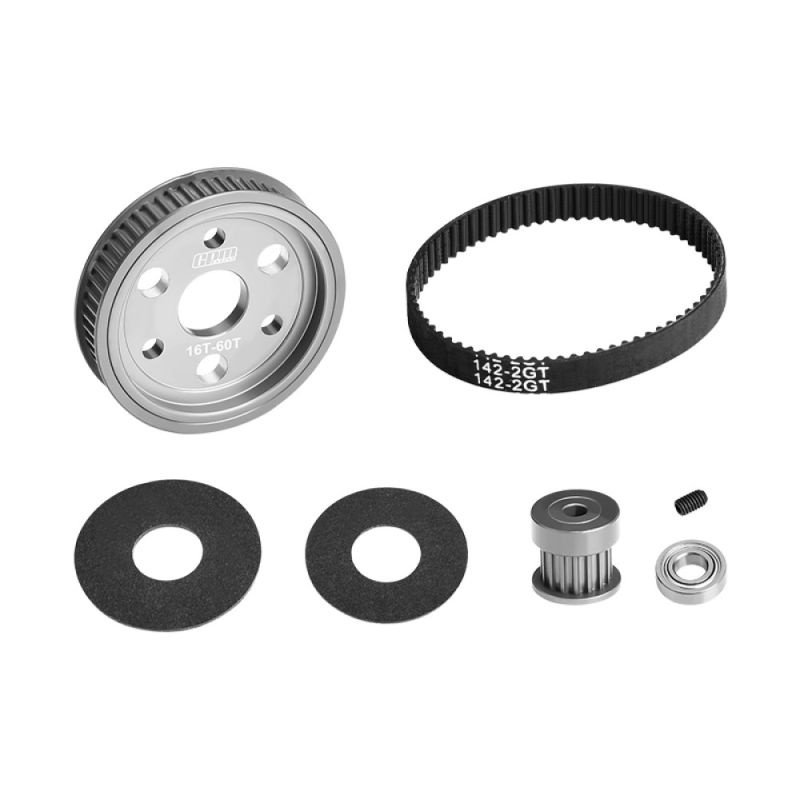 GPM Getriebe Riemen-Antriebsset AXIAL 1/10 SCX10 II TRAIL HONCHO / SCX10 II J SCX1660TSBK