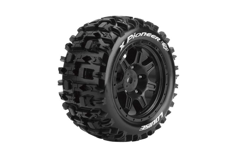Louise X-PIONEER Sport-Reifen Felge schwarz (2) ARRMA KRATON 8S / MFT L-T3296BM