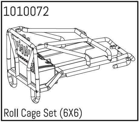 Hobby Plus Roll Cage Set (6X6) 240092