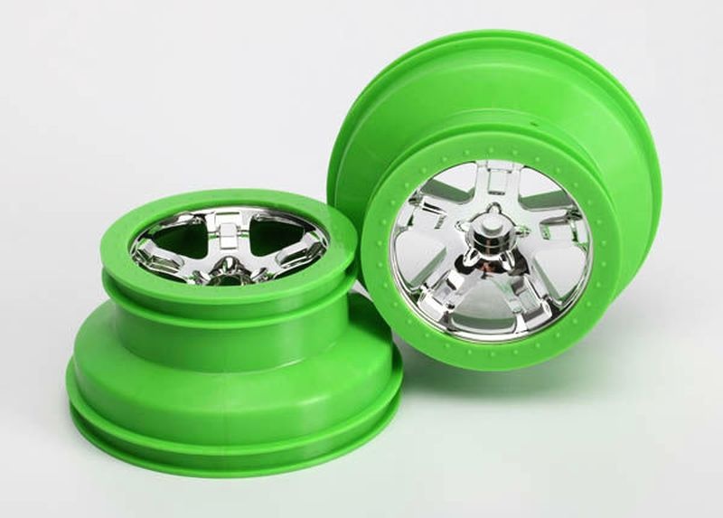 Traxxas Felgen SCT chrome 2WD hinten 5866