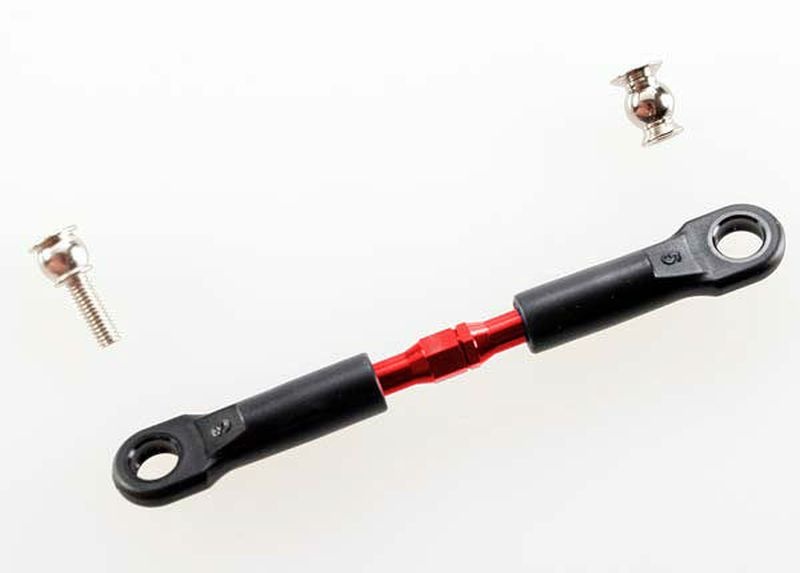 Traxxas L/R Gewindestange Alu rot 3737