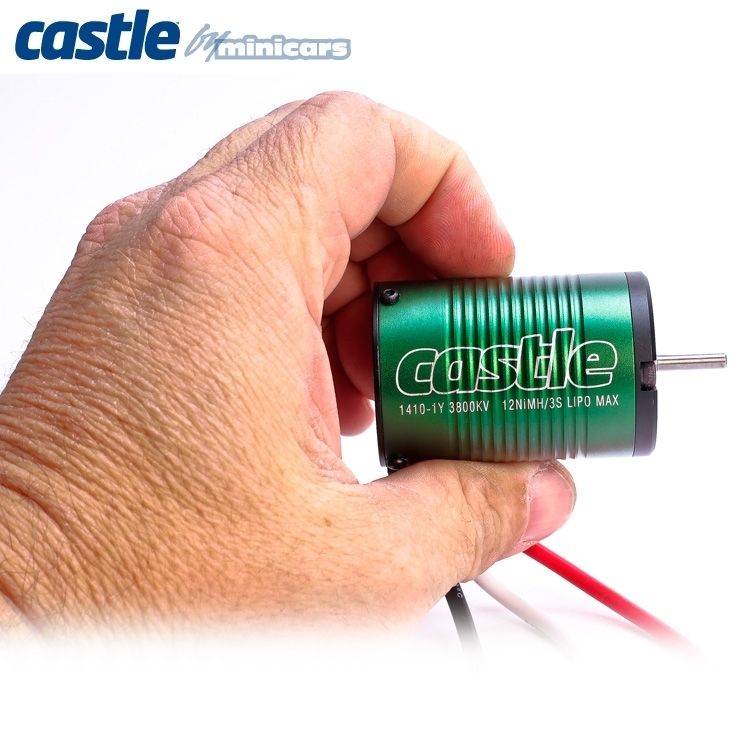Castle Brushless Motor, Inrunner, 1410-3800KV * 060-0021-00