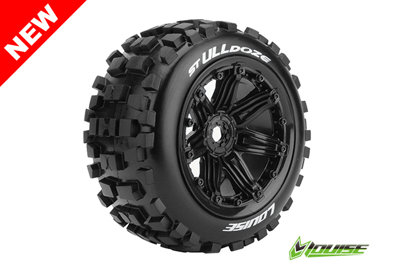 Louise ST-ULLDOZE Sport-Compound Felge schwarz (2) TRX, ARRMA, HPI, ... 1:8er / L-T3288B - Abbildung 1