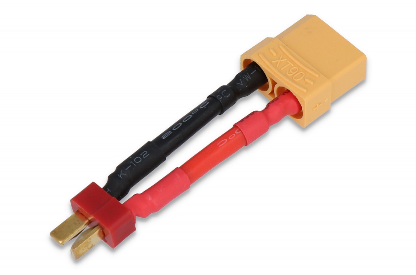 Absima Adapter mit Kabel T-Plug (M) - XT90 (F) 50mm 3040082
