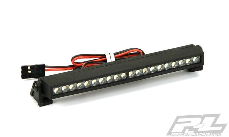 Pro-Line 4Zoll Super-Helle LED Light-Bar-Kit 6 - 12V gerade für Rock Crawler, Rock Racers, 1:8 & 1:10 Monstertrucks 6276-01 - Abbildung 1