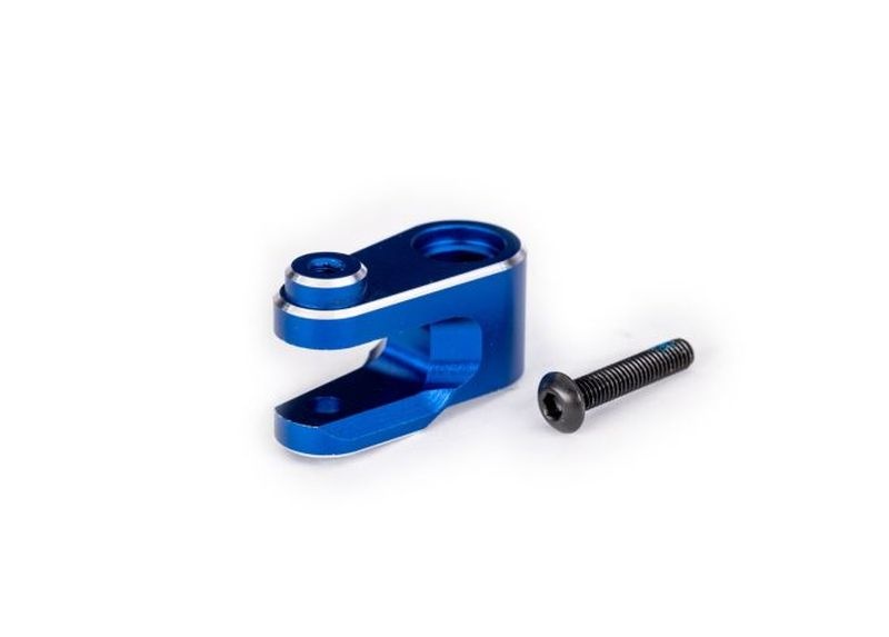 Traxxas Lenkung Servohorn Alu blau Maxx Slash 10247-BLUE - Abbildung 1
