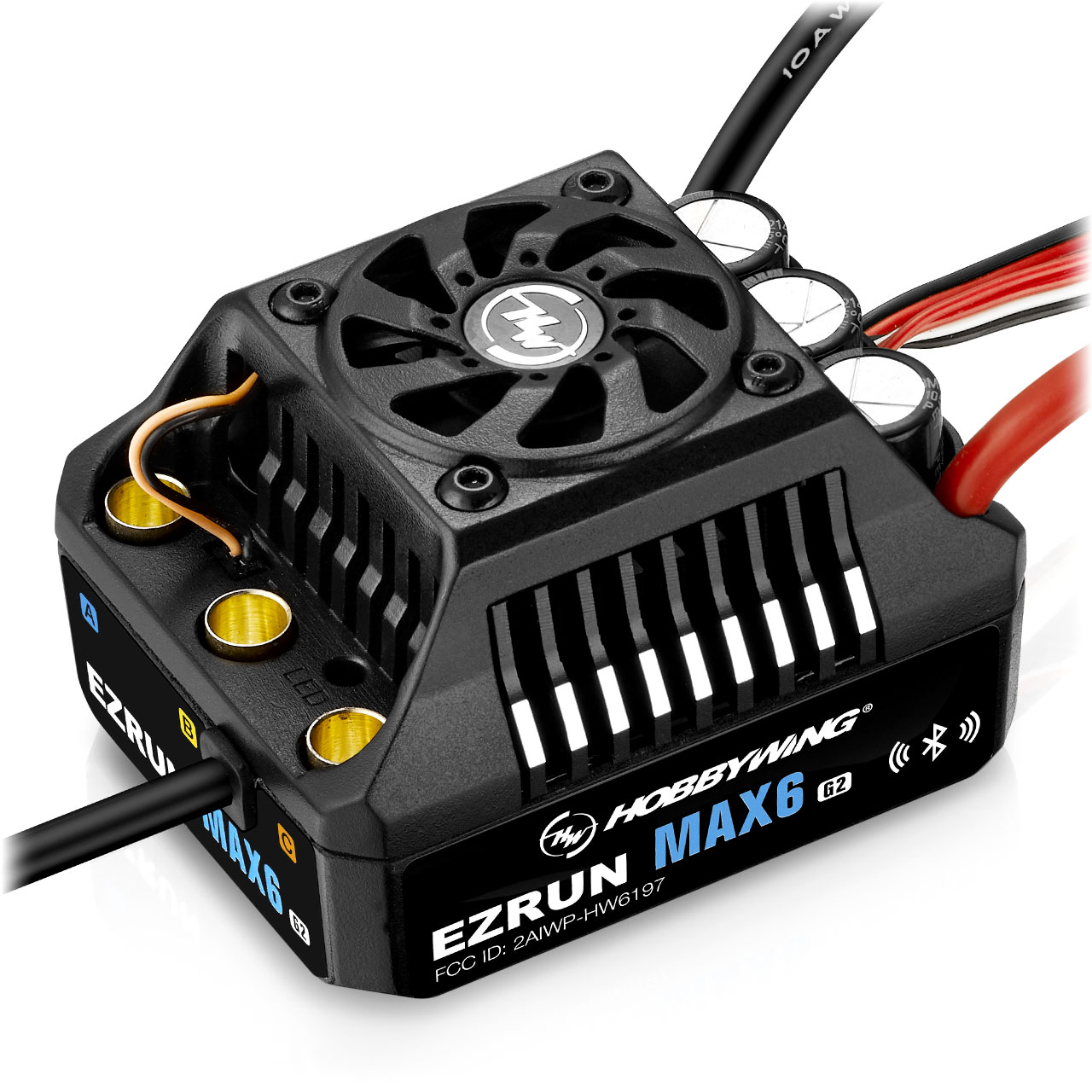 Hobbywing Ezrun MAX6 G2 Regler 200 Amp, 3-8s LiPo, BEC 8A 30105100