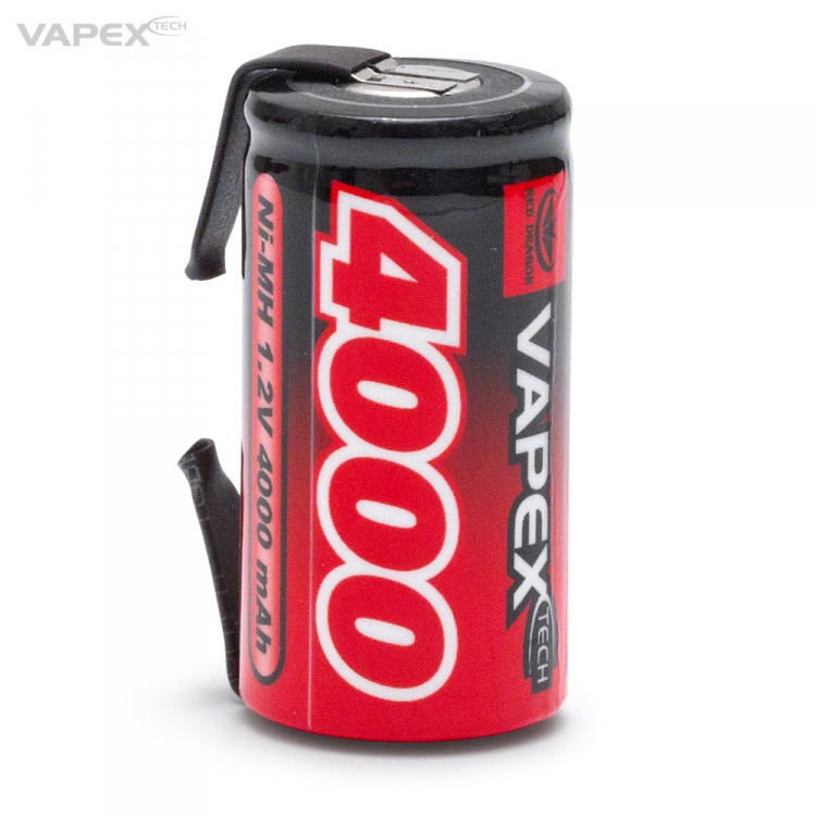 Vapex NiMH Akku 1,2V 4000mAh Sub-C RD4000SCT - Abbildung 1