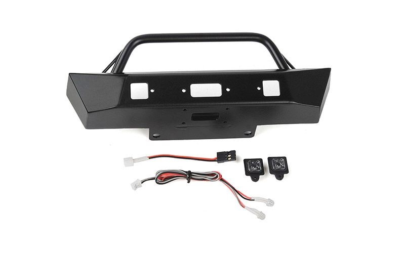 RC4WD Eon Metal Front Stinger Bumper w/LED for Axial SCX6 VVV-C1300