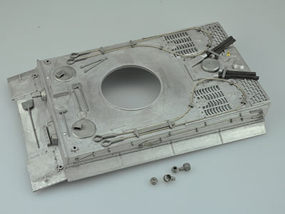 Amewi Metall Abdeckung 1:16 Tiger MT079 - Abbildung 1