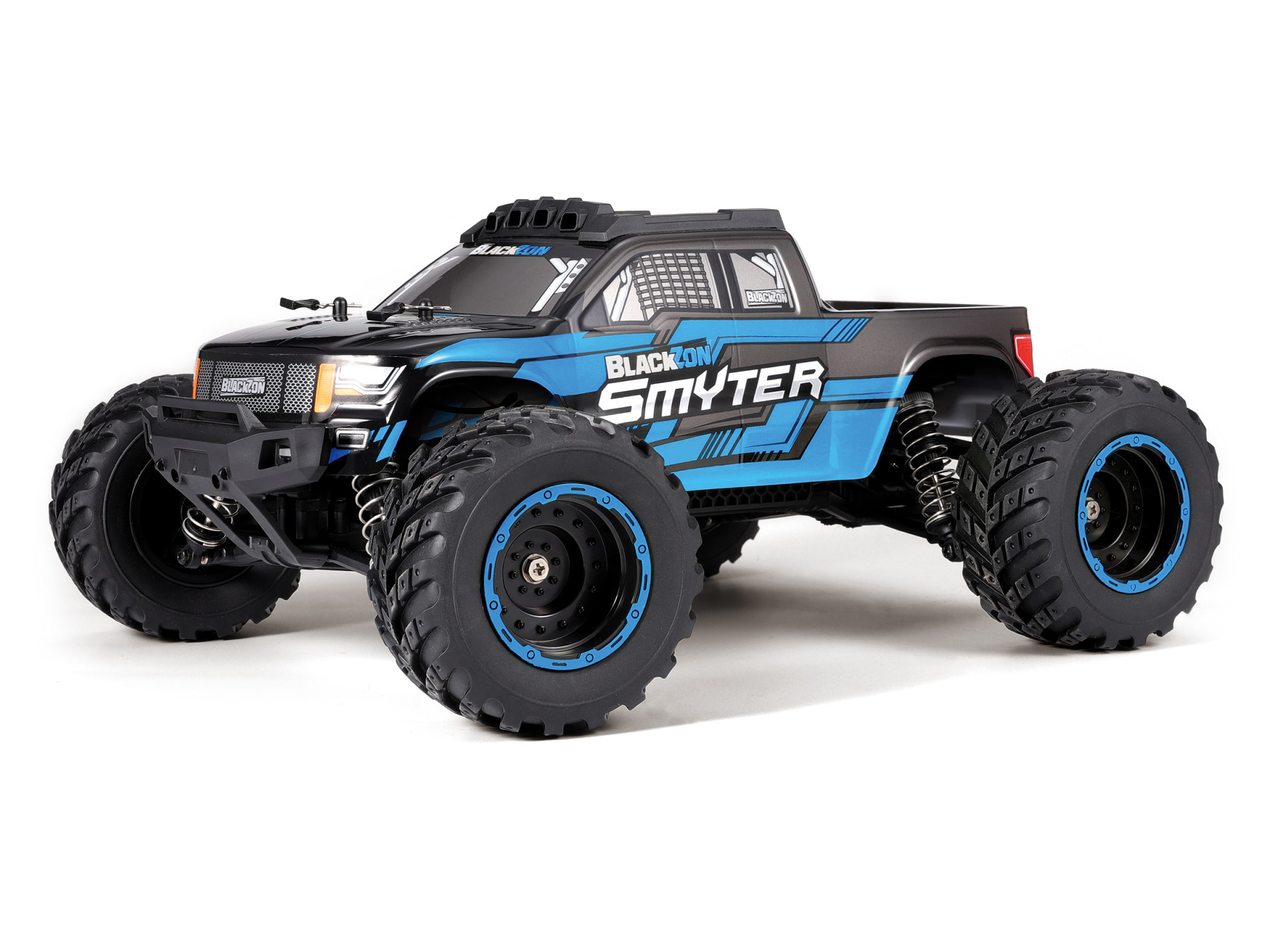 BLACKZON Smyter MT 1/12 4WD Elektro Monster Truck Blau 540111 - Abbildung 2