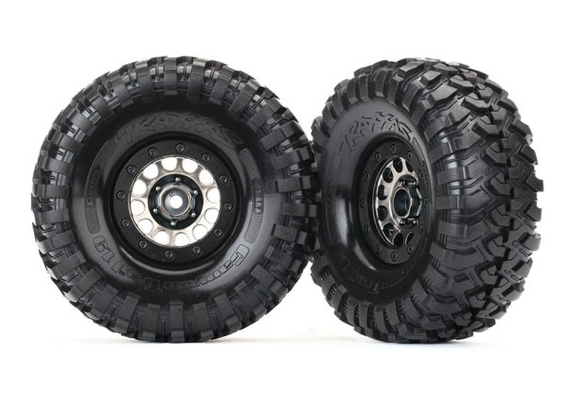 Reifen auf Felge Canyon Trail 1.9' auf Method 105 black chro 8174